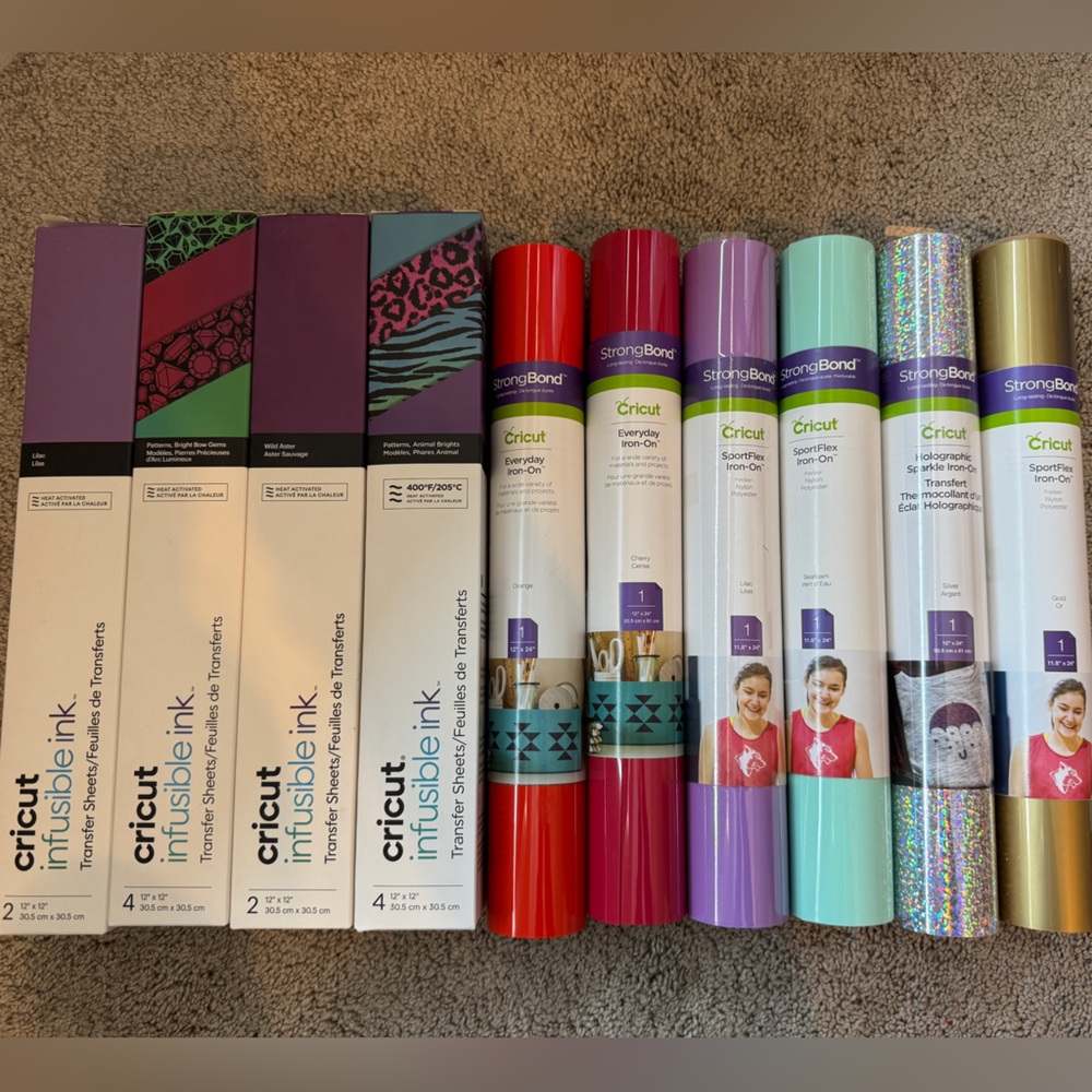 Cricut iron on multipack